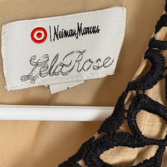Lela Rose x Neiman Marcus for Target Tank Top L | Silk Floral Crochet Overlay - Picture 3 of 9